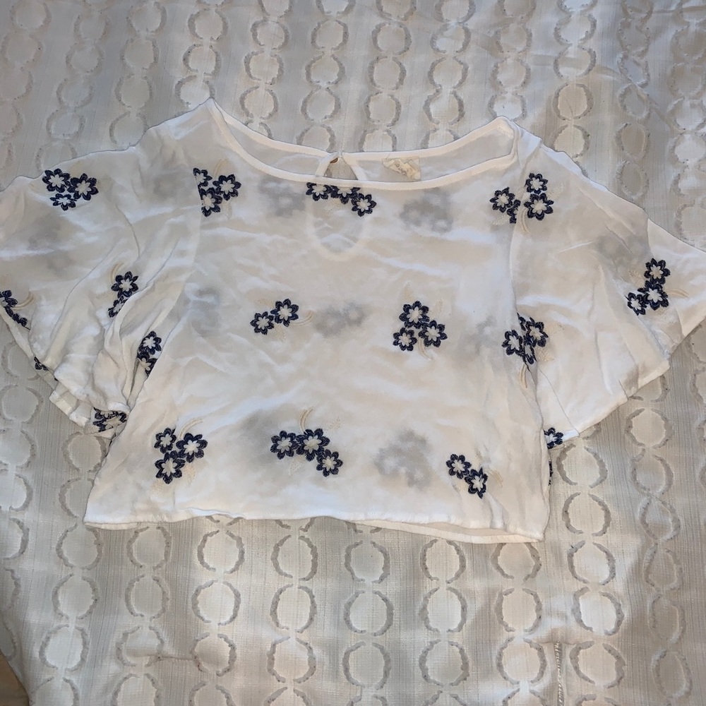 BoHo Flowy Crop Top